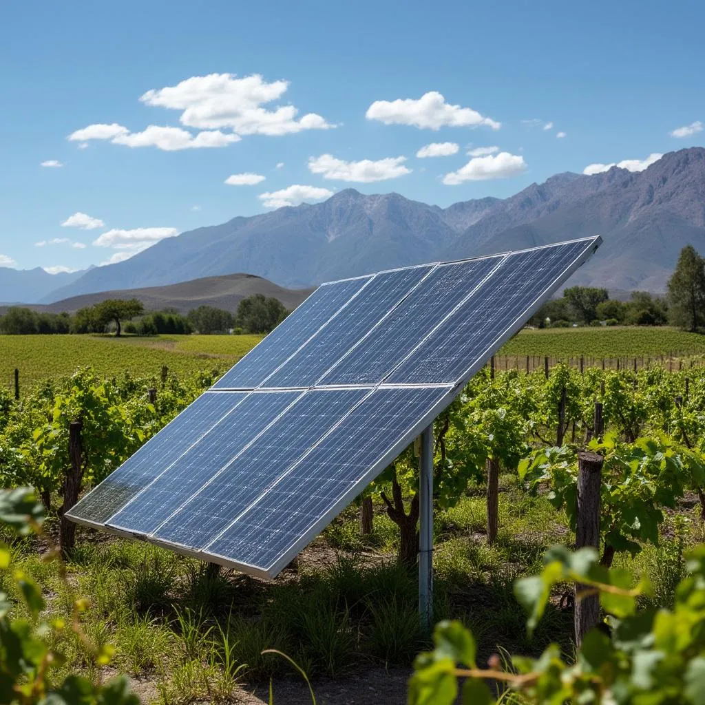 Instalación solar financiada en Mendoza