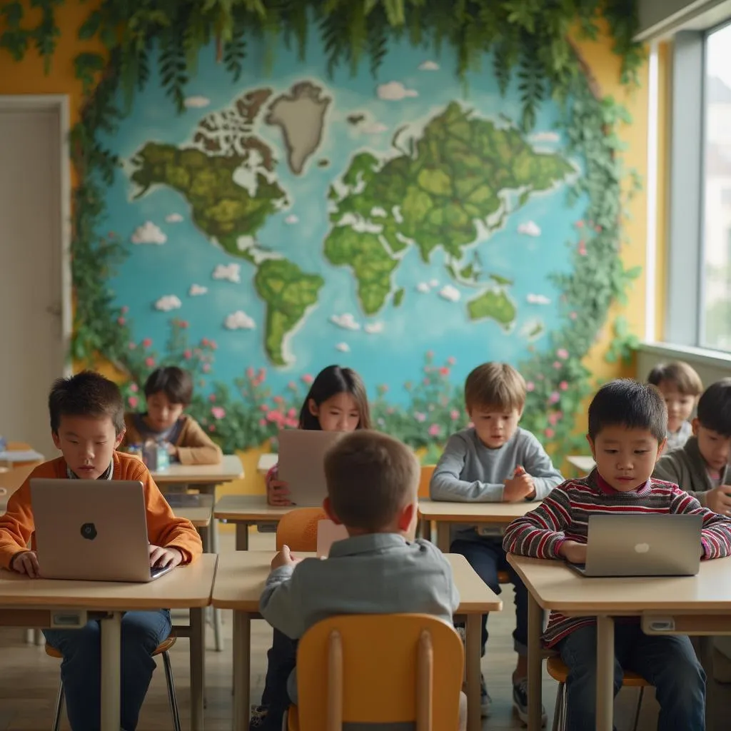 Centro educativo apoyado por inversiones